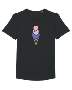 Înghețată și povești Tricou mânecă scurtă guler larg Bărbat Skater