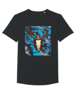 Vanator 1 Tricou mânecă scurtă guler larg Bărbat Skater