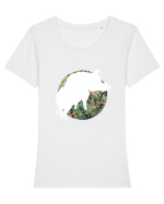 Vanator 3 Tricou mânecă scurtă guler larg fitted Damă Expresser