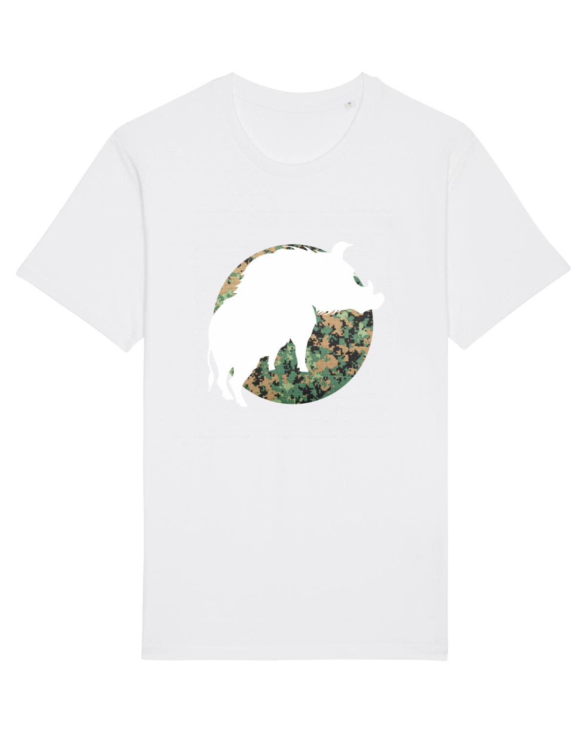 Tricou mânecă scurtă Unisex Rocker White