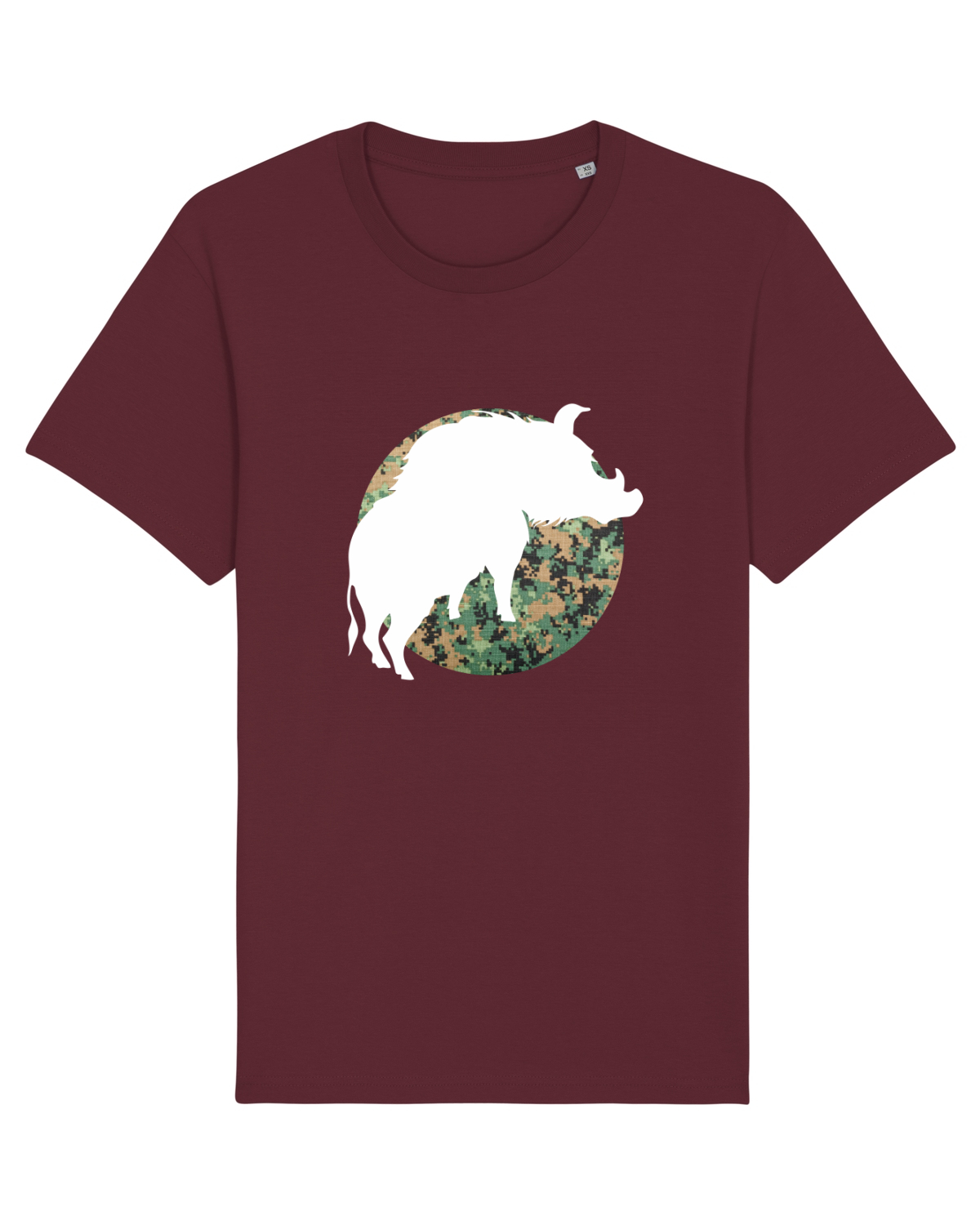 Tricou mânecă scurtă Unisex Rocker Burgundy