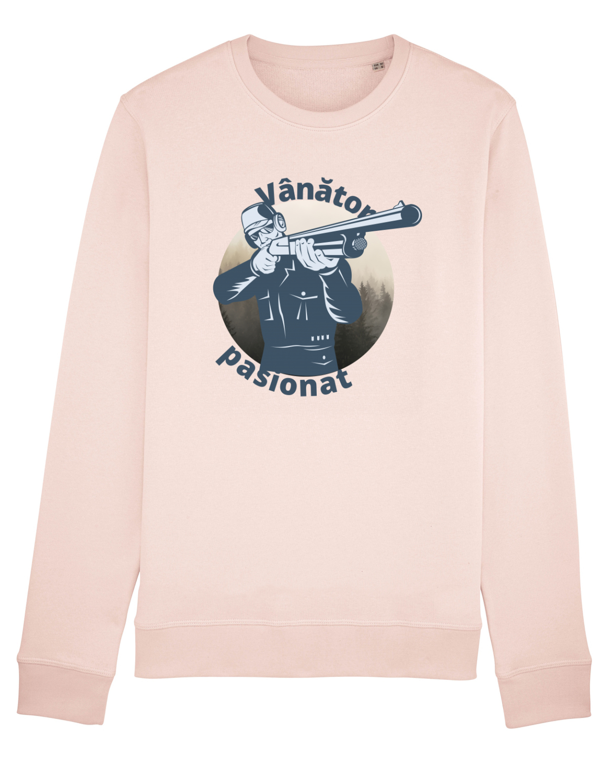 Bluză mânecă lungă Unisex Rise Candy Pink