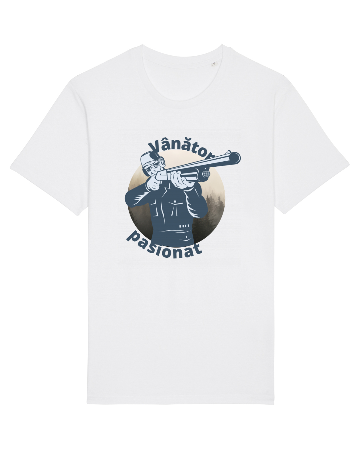 Tricou mânecă scurtă Unisex Rocker White