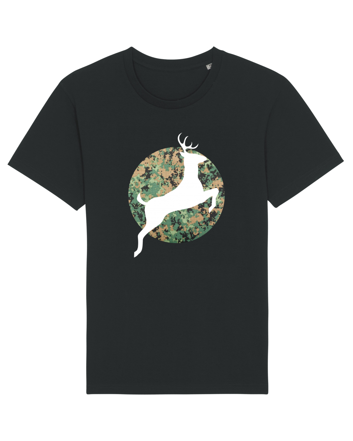 Tricou mânecă scurtă Unisex Rocker Black