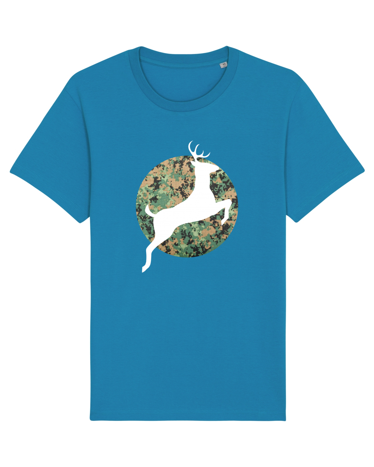 Tricou mânecă scurtă Unisex Rocker Azur