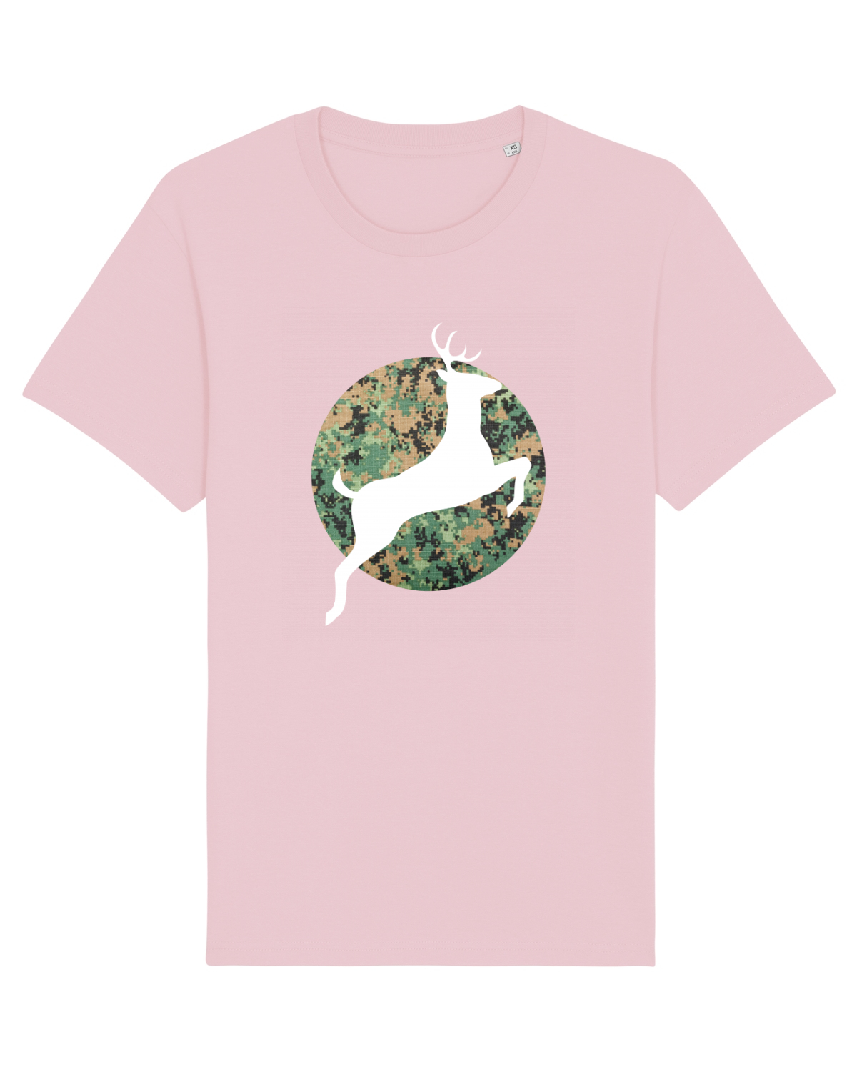 Tricou mânecă scurtă Unisex Rocker Cotton Pink