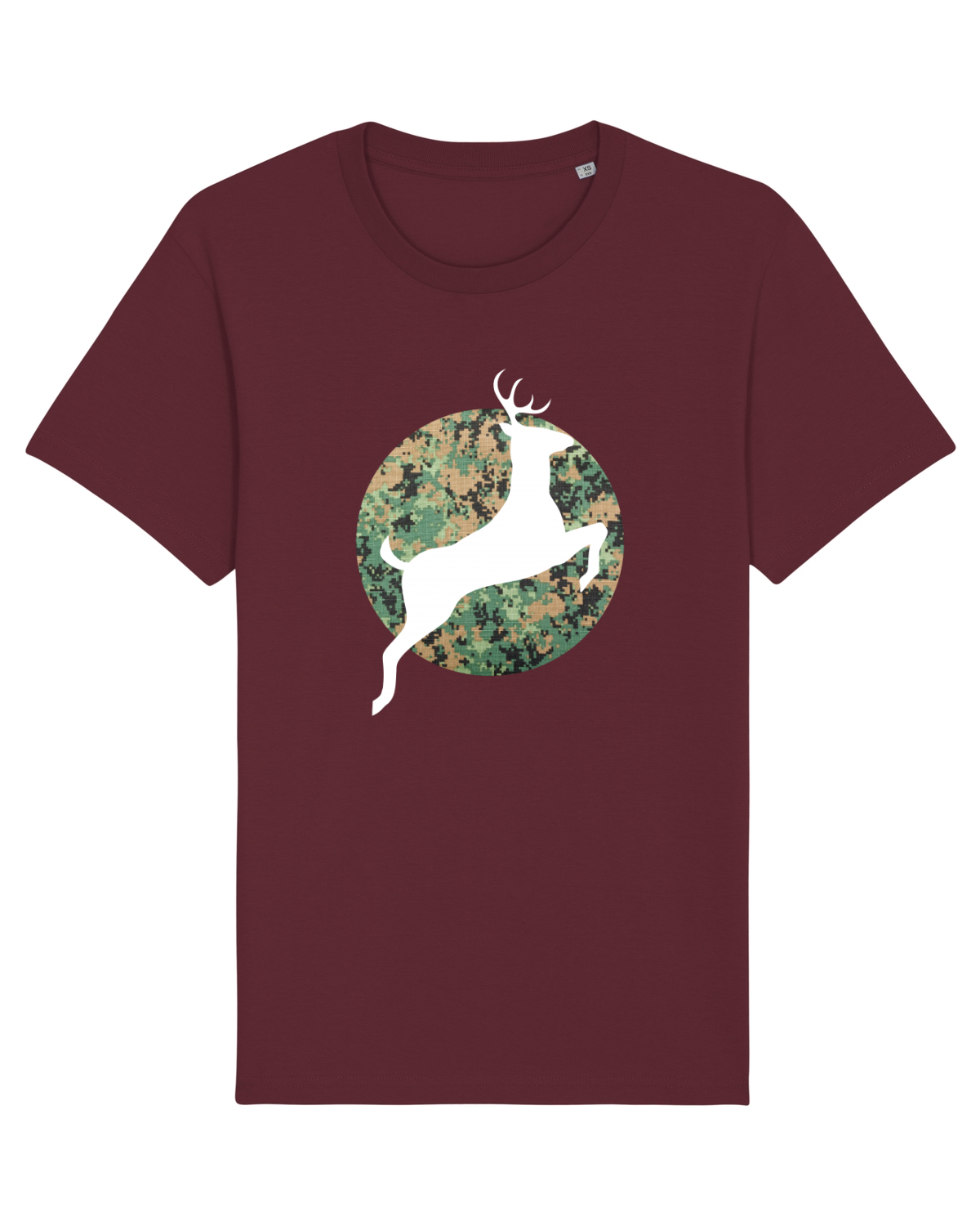Tricou mânecă scurtă Unisex Rocker Burgundy