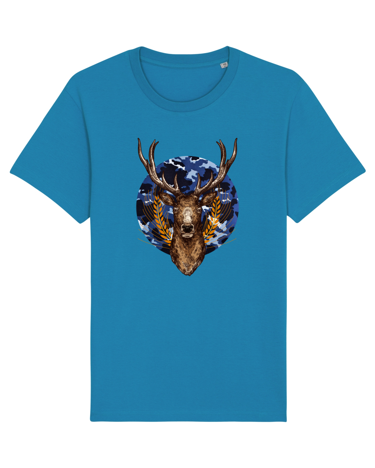 Tricou mânecă scurtă Unisex Rocker Azur