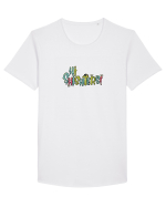 Hi sisters! Tricou mânecă scurtă guler larg Bărbat Skater