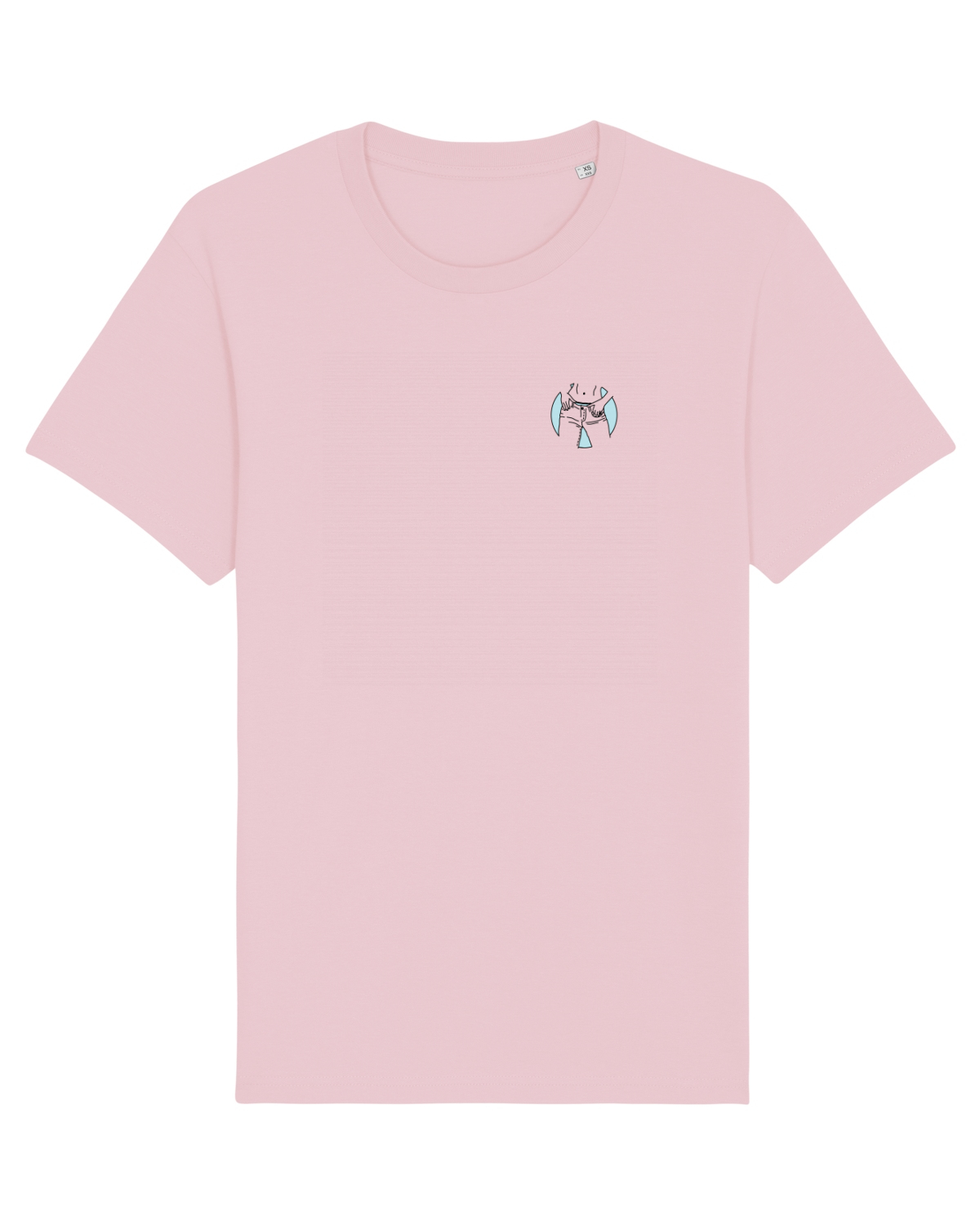 Tricou mânecă scurtă Unisex Rocker Cotton Pink