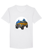 Off Road lover Tricou mânecă scurtă guler larg Bărbat Skater