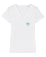 She was green Tricou mânecă scurtă guler V Damă Evoker