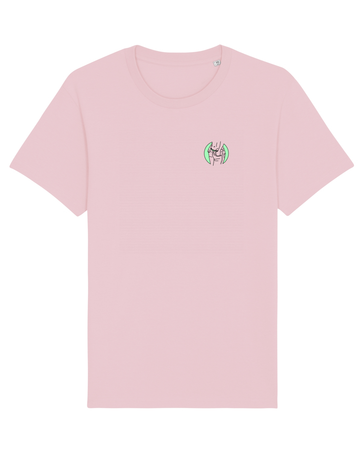 Tricou mânecă scurtă Unisex Rocker Cotton Pink