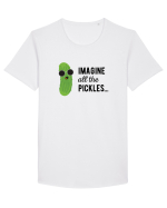 IMAGINE All The Pickels - Parodie Tricou mânecă scurtă guler larg Bărbat Skater