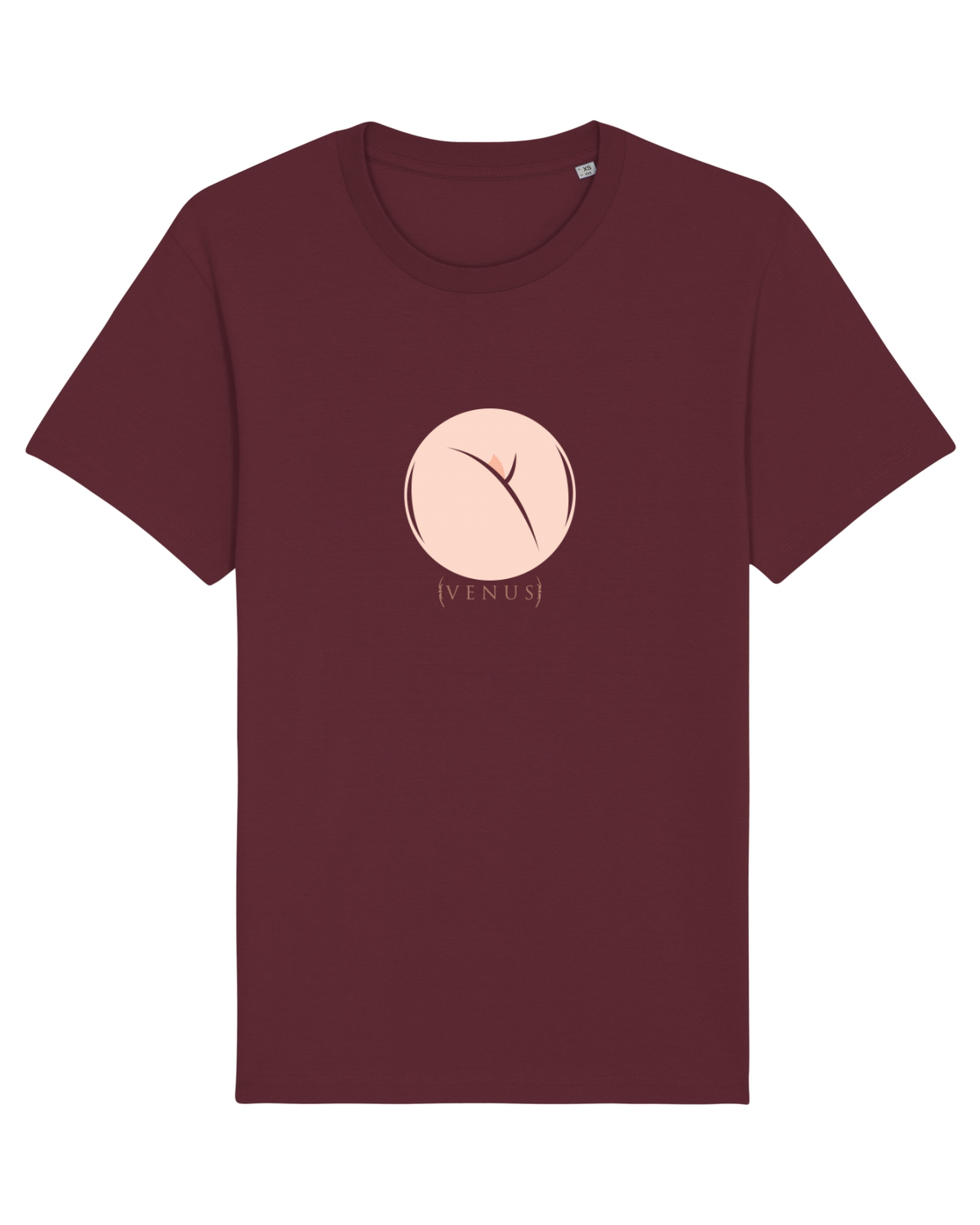Tricou mânecă scurtă Unisex Rocker Burgundy