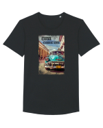 cuba Tricou mânecă scurtă guler larg Bărbat Skater