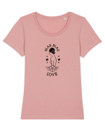 Blah Blah Love Tricou mânecă scurtă guler larg fitted Damă Expresser
