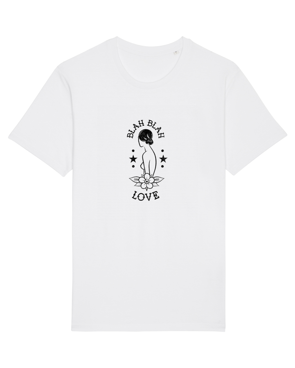 Tricou mânecă scurtă Unisex Rocker White