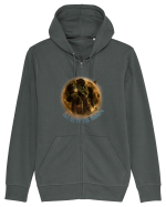 Fly me to the Moon Hanorac cu fermoar Unisex Connector