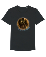 Fly me to the Moon Tricou mânecă scurtă guler larg Bărbat Skater