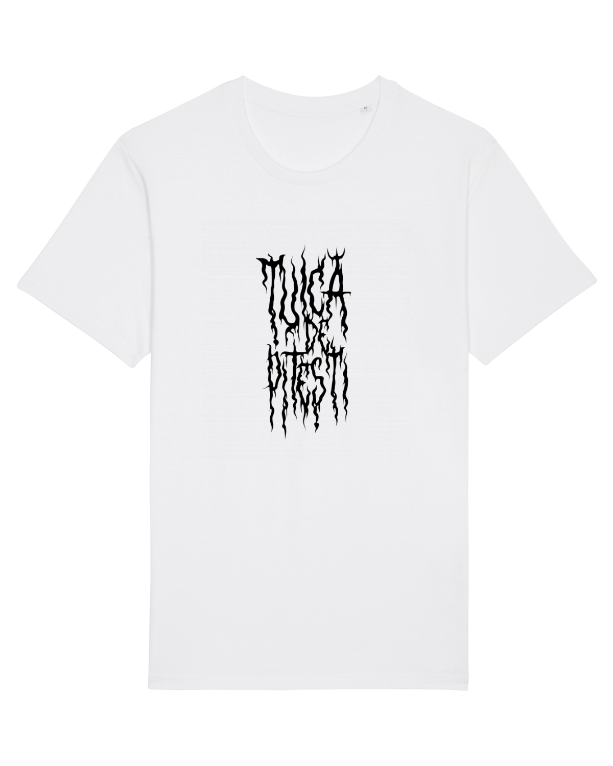Tricou mânecă scurtă Unisex Rocker White