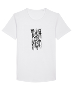 Țuică de Pitești Tricou mânecă scurtă guler larg Bărbat Skater