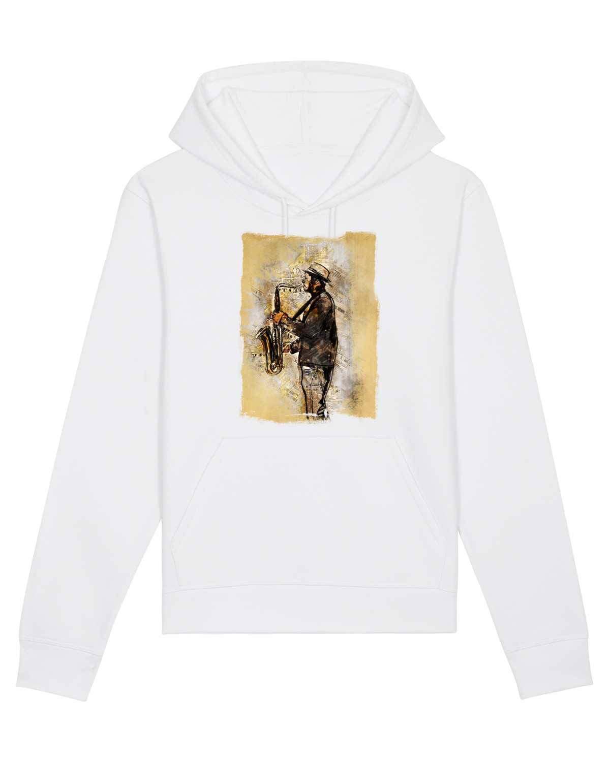 Hanorac Unisex Drummer White