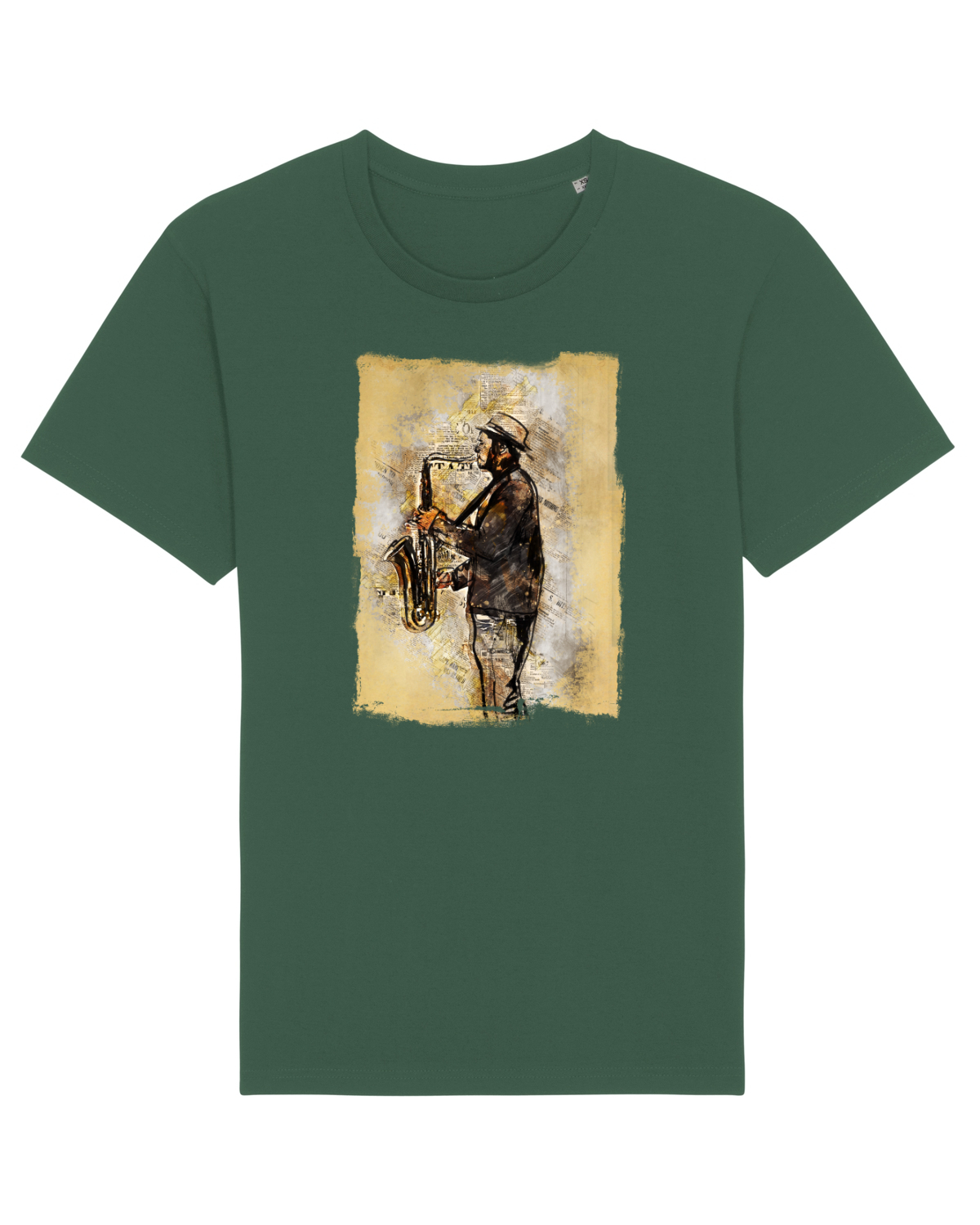 Tricou mânecă scurtă Unisex Rocker Bottle Green