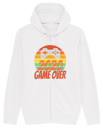 Game Over 2020 Retro Sunset White