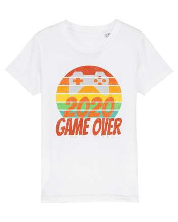 Game Over 2020 Retro Sunset White