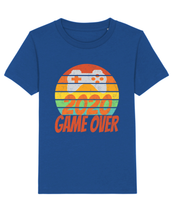 Game Over 2020 Retro Sunset Majorelle Blue
