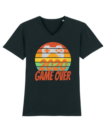 Game Over 2020 Retro Sunset Black