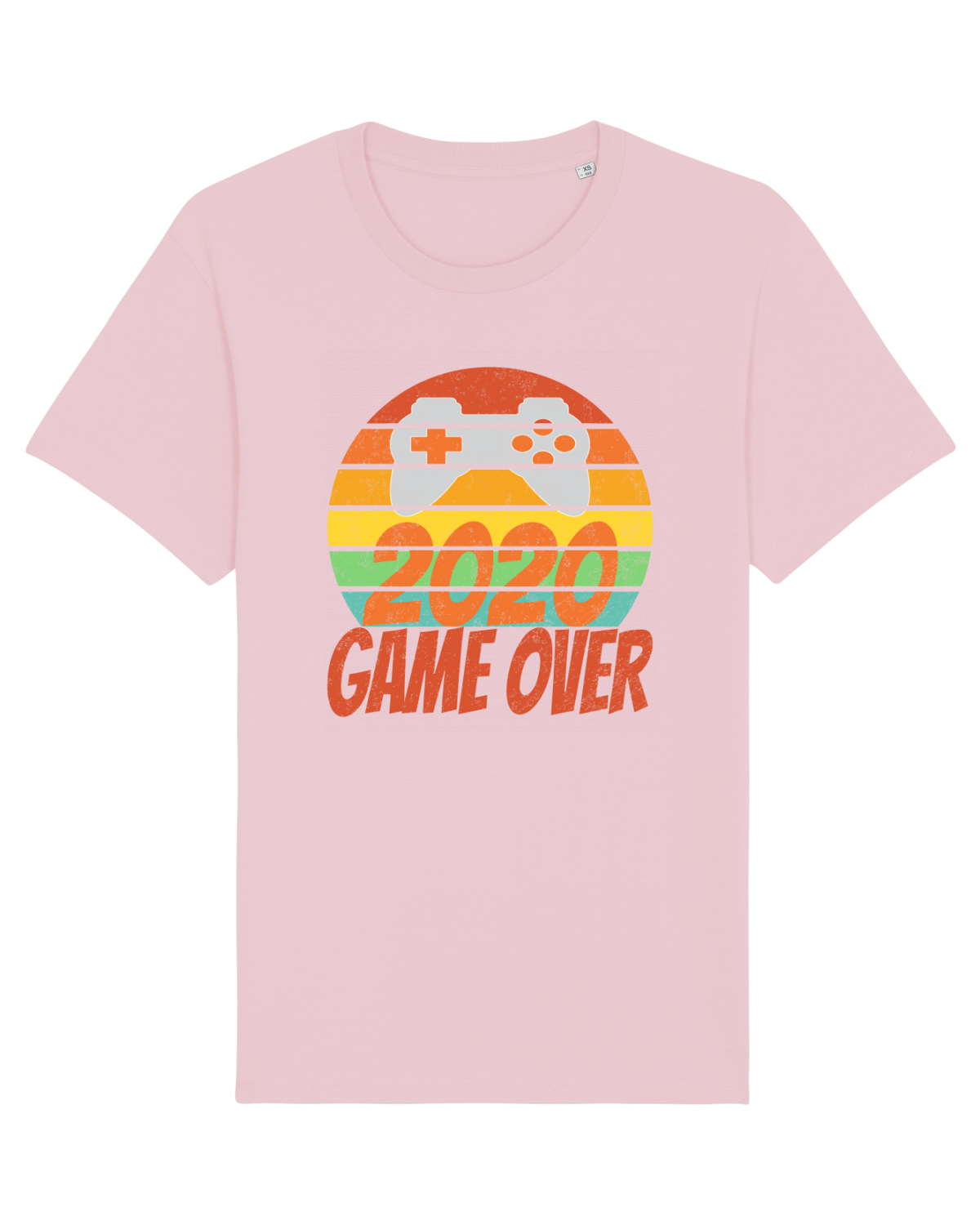 Tricou mânecă scurtă Unisex Rocker Cotton Pink