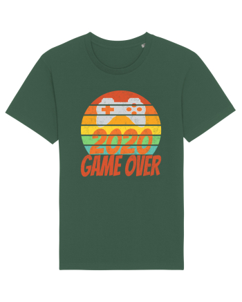 Game Over 2020 Retro Sunset Bottle Green