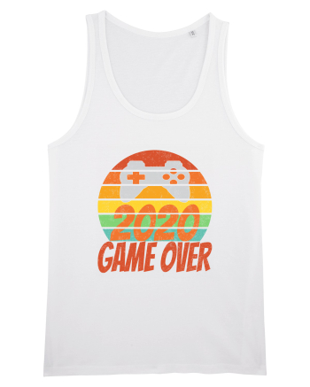 Game Over 2020 Retro Sunset White