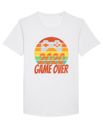 Game Over 2020 Retro Sunset White
