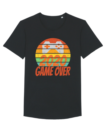 Game Over 2020 Retro Sunset Black
