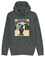 NARUTO - Kakashi in Konoha (chibi style) Hanorac cu fermoar Unisex Connector