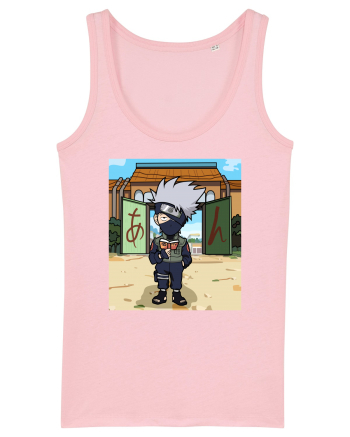 NARUTO - Kakashi in Konoha (chibi style) Cotton Pink