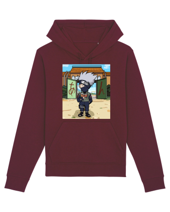 NARUTO - Kakashi in Konoha (chibi style) Burgundy