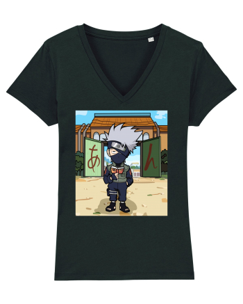 NARUTO - Kakashi in Konoha (chibi style) Black