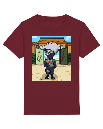 NARUTO - Kakashi in Konoha (chibi style) Burgundy