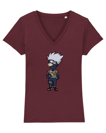 NARUTO - Kakashi Hatake (chibi style) Burgundy
