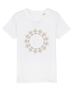 Orange/Red Pattern Tricou mânecă scurtă  Copii Mini Creator