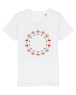 Red/Yellow Pattern Tricou mânecă scurtă  Copii Mini Creator