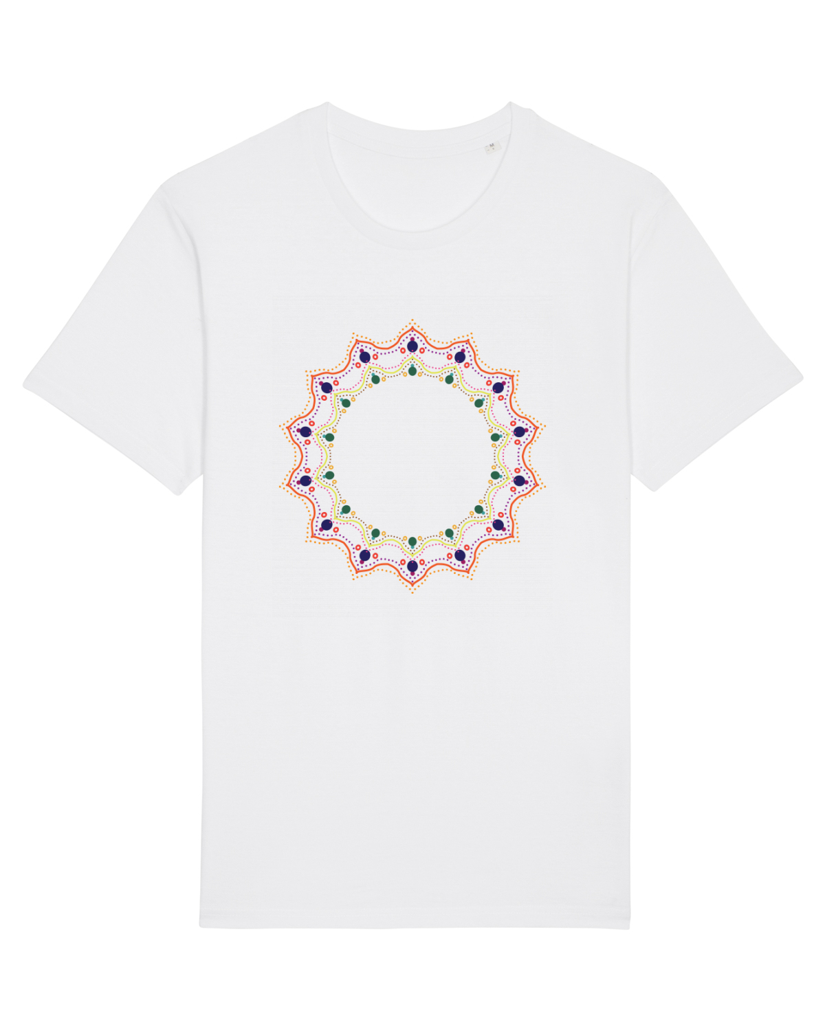 Tricou mânecă scurtă Unisex Rocker White