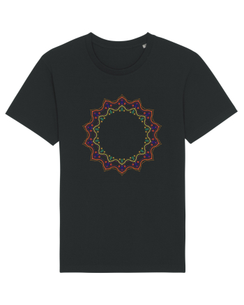 Red/Yellow Pattern Black