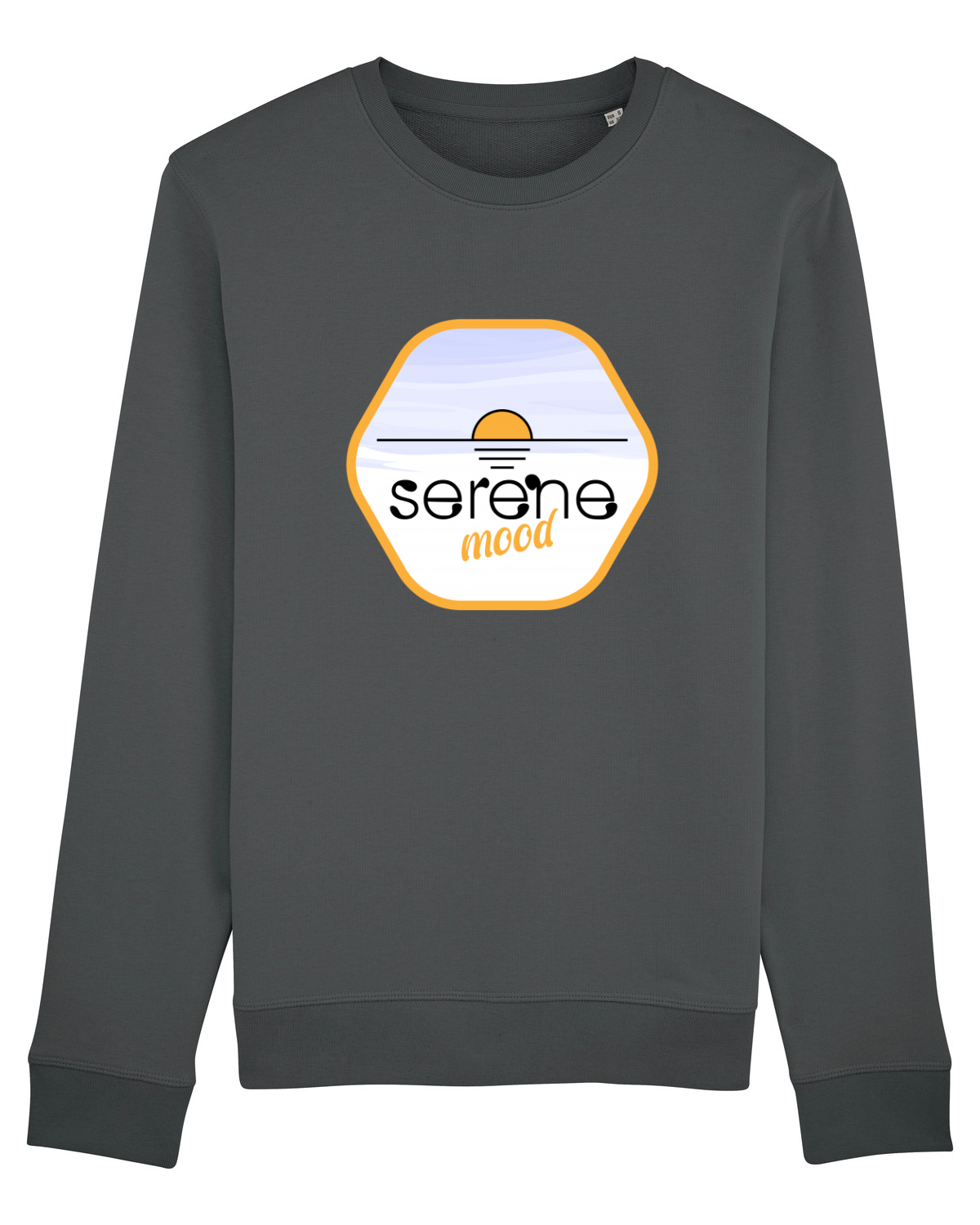 Bluză mânecă lungă Unisex Rise Anthracite