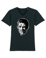 Zombie Portrait Tricou mânecă scurtă guler V Bărbat Presenter