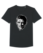 Zombie Portrait Tricou mânecă scurtă guler larg Bărbat Skater